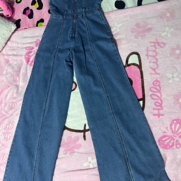Forever 21 Blue Denim Jumpsuit - Picture 4 of 10